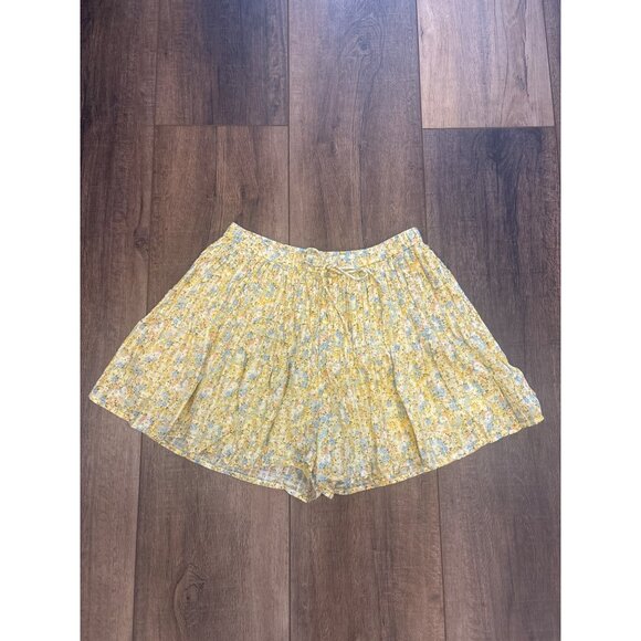 American Eagle Y2K VTG Yellow Skort Womens Small drawstring Skirt Feminine Fairy - Picture 4 of 9